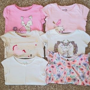 Girls T Shirts (Unicorn, Flowers, Kittens, Fox)